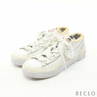 サカイ(sacai)のNIKE × sacai BLAZER LOW ブレーザー ロー スニーカー レザー エナメルレザー ホワイト(スニーカー)