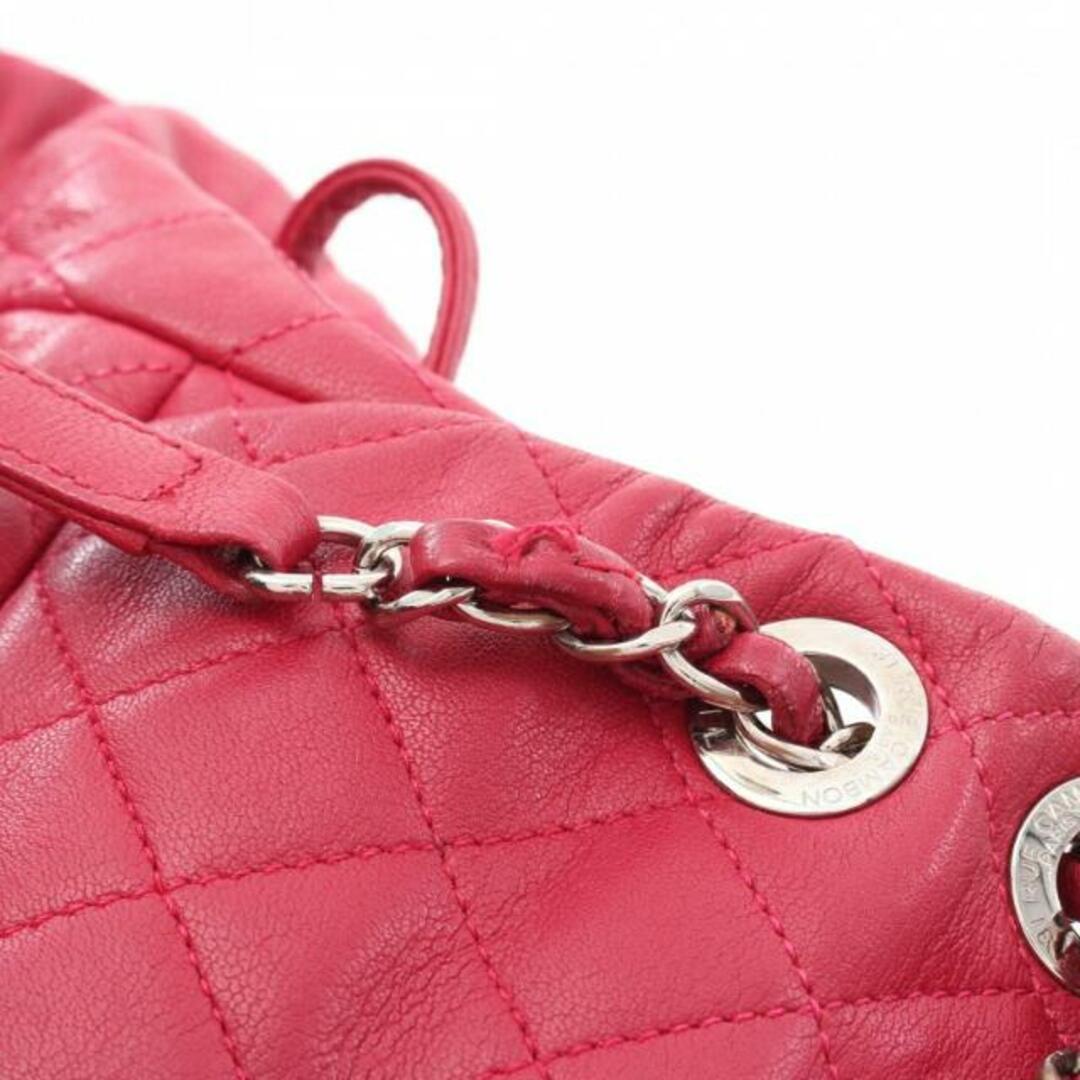 CHANEL(シャネル)のマトラッセ バックパック リュックサック ラムスキン ピンクパープル シルバー金具 レディースのバッグ(リュック/バックパック)の商品写真