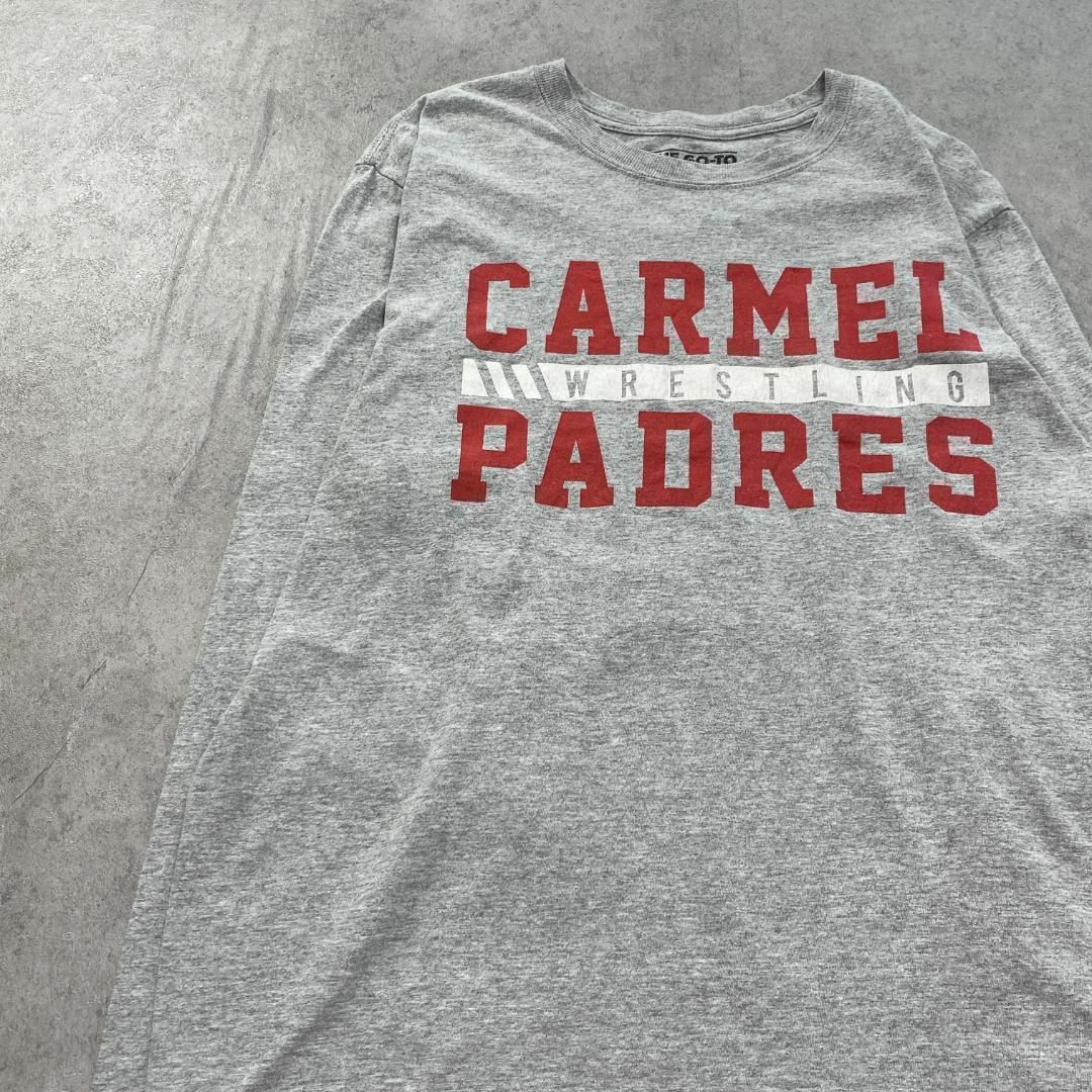 adidas(アディダス)のadidas　アディダス　CARMEL PADRES　ロンT　古着　杢グレー　M メンズのトップス(Tシャツ/カットソー(七分/長袖))の商品写真