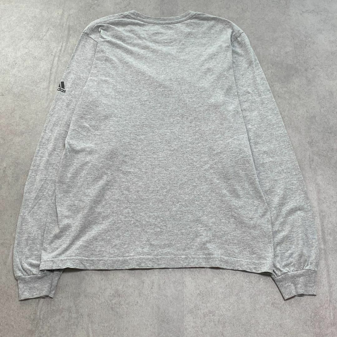 adidas(アディダス)のadidas　アディダス　CARMEL PADRES　ロンT　古着　杢グレー　M メンズのトップス(Tシャツ/カットソー(七分/長袖))の商品写真