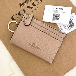 コーチ(COACH)のCOACH   コインケース   ベージュ   小銭入れ財布(コインケース)