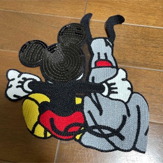 ディズニー　ミッキーマウス&プルート　ワッペン(その他)