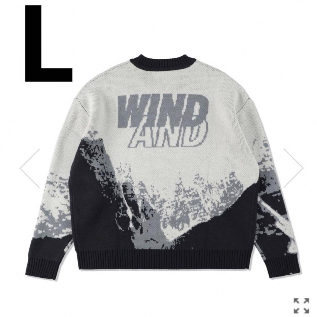 メンズWIND AND SEA Mt Snow Sweater "White" L