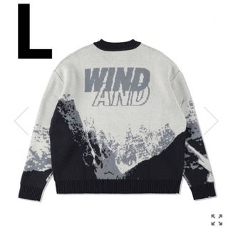 ウィンダンシー(WIND AND SEA)のWIND AND SEA Mt Snow Sweater "White" L(ニット/セーター)