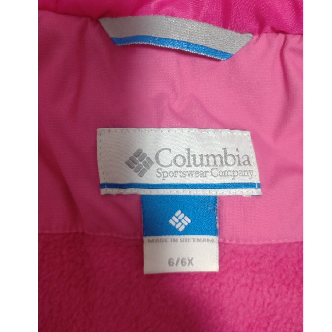 Columbia(コロンビア)のコロンビア　キッズピンクスキーウェア上下　120 キッズ/ベビー/マタニティのキッズ服女の子用(90cm~)(その他)の商品写真