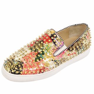 クリスチャンルブタン(Christian Louboutin)のクリスチャンルブタン Christian Louboutin スリッポン スニーカー ROLLER BOAT ローラーボート スパイク スタッズ シューズ メンズ 43.5(28.5cm相当) マルチカラー(スニーカー)