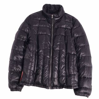 プラダ(PRADA)のプラダ スポーツ PRADA SPORT ジャケット ダウンジャケット ジップアップ ロゴ アウター メンズ 52(XL相当) ブラック(その他)