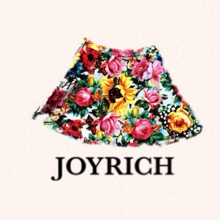 ジョイリッチ(JOYRICH)のJOYRICH 花柄サーキュラースカート(ミニスカート)