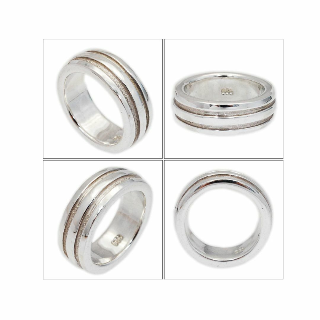 ライン925シルバー リング EC-R051 メンズのアクセサリー(リング(指輪))の商品写真