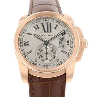 カルティエ(Cartier)のカルティエ カリブル ドゥ カルティエ K18PGピンクゴールド W7100009 Cartier 腕時計 メンズ(腕時計(アナログ))