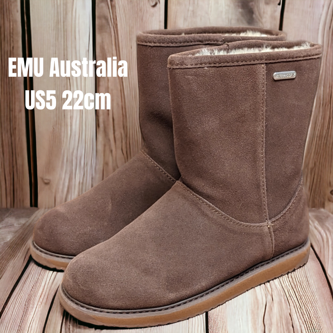 EMU Australia - 未使用品 EMU エミュ ムートンブーツ 22cm 防水ブーツ ...