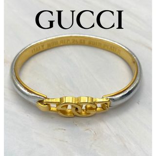 グッチ(Gucci)のGUCCI GG ブレスレット イタリア MOD DEP 24KT ゴールド (ブレスレット/バングル)