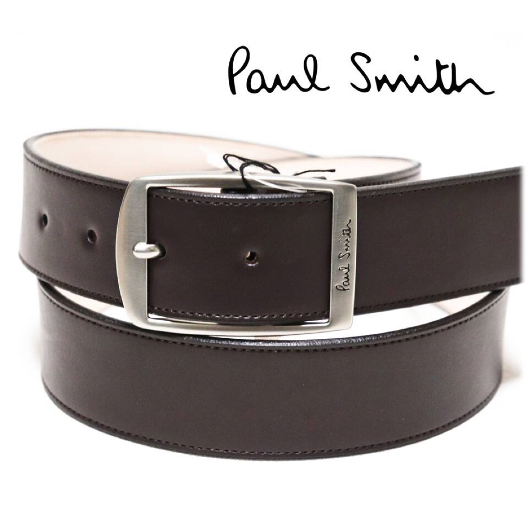 Paul Smith 本革 ベルト Mサイズ Paul Smith - 《ポールスミス》新品 現行モデル レザーベルト