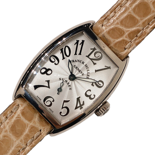 フランクミュラー(FRANCK MULLER)の　フランク・ミュラー FRANCK MULLER トノウカーベックス サンセット 1750S6SUN K18ホワイトゴールド レディース 腕時計(腕時計)
