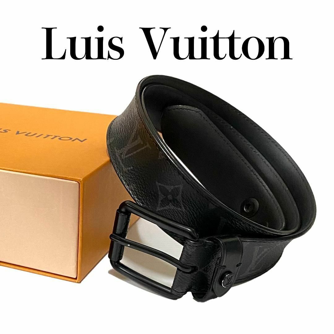 Louis Vuitton ルイヴィトン モノグラムベルト ブラック メンズ Louis Vuitton ルイヴィトン モノグラムベルト ブラック メンズ