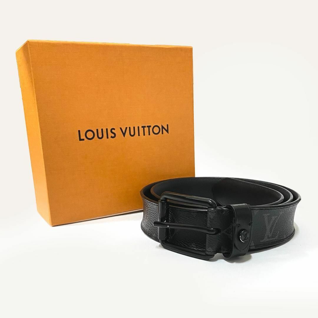 Louis Vuitton ルイヴィトン モノグラムベルト ブラック メンズ Louis Vuitton ルイヴィトン モノグラムベルト ブラック メンズ
