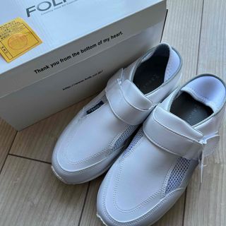 フォーク(FOLK)のナースシューズ　FOLK 25.5 新品(スニーカー)