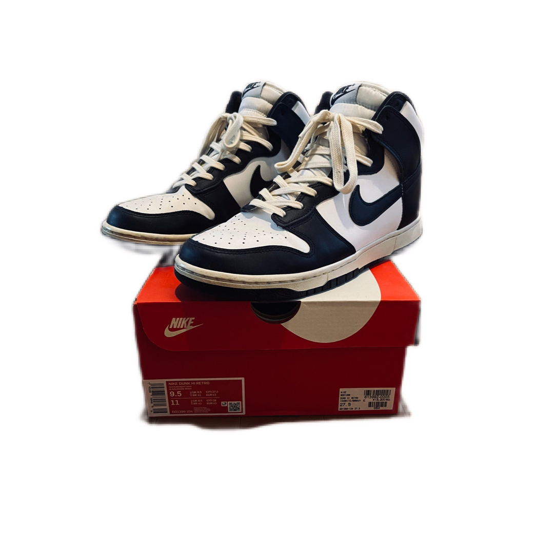 NIKE(ナイキ)の【NIKE】Dunk High Championship Navy 27.5cm メンズの靴/シューズ(スニーカー)の商品写真