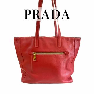 プラダ(PRADA)のPRADA　プラダ　トートバッグ　レッド　ショルダーバッグ　レディース(ショルダーバッグ)