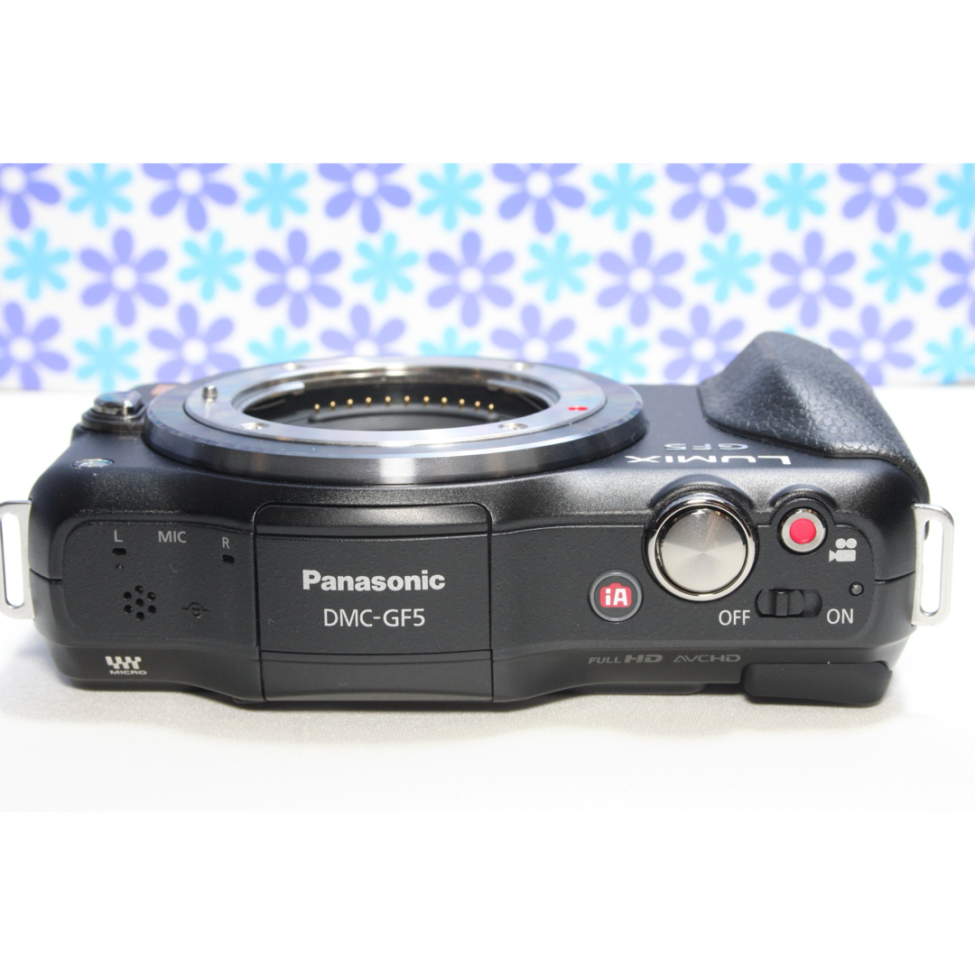 Panasonic - 極美品☆LUMIX DC-GF5 レンズキット☆超高画質☆フルHD