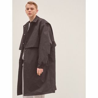 ミスタージェントルマン(MISTERGENTLEMAN)の値下SOFTHYPHEN　ZIP POCKET BENCH COAT　美品(トレンチコート)