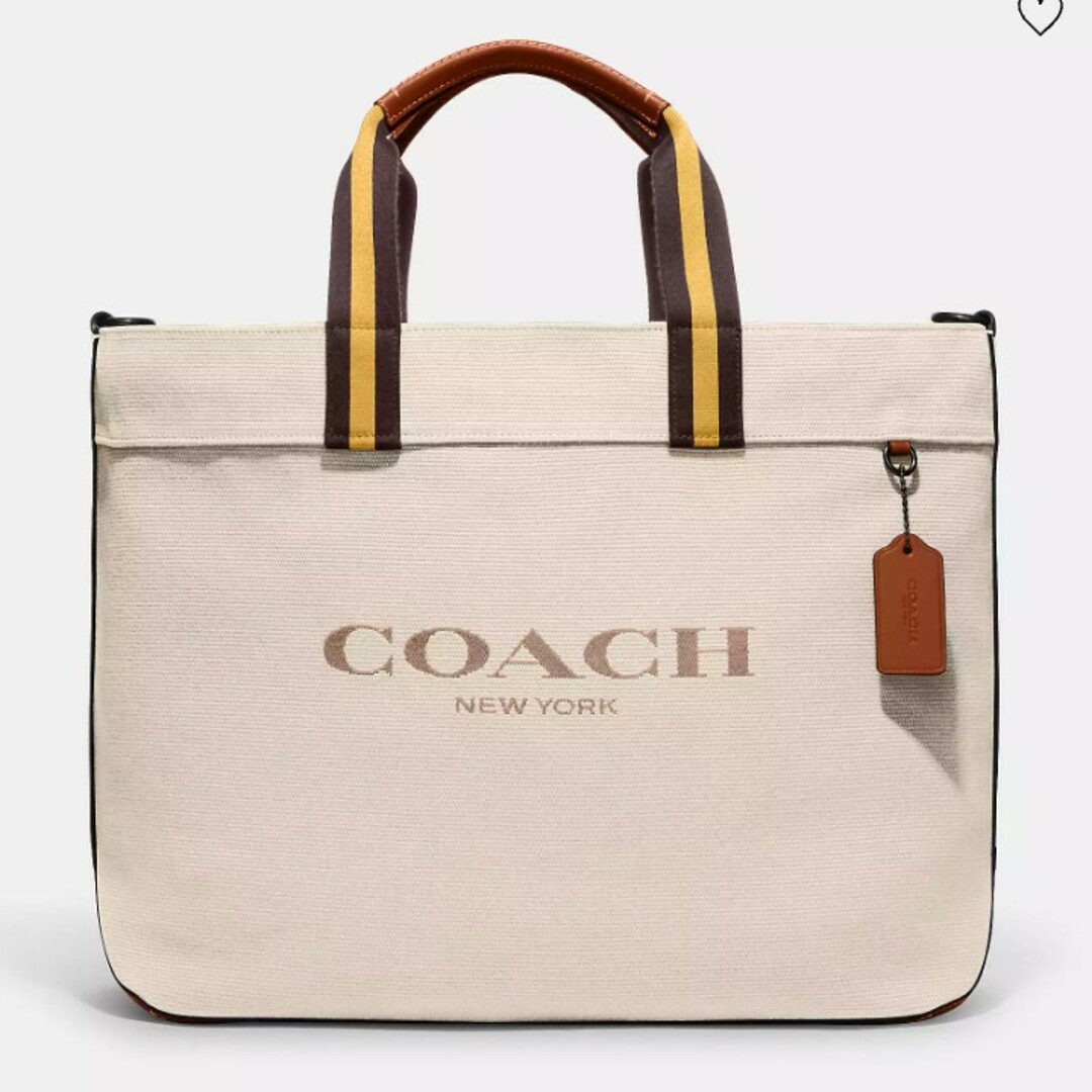 COACH - COACH コーチ キャンバス トート 38 (ダークナチュラル COACH - COACH コーチ キャンバス トート 38 (ダークナチュラル