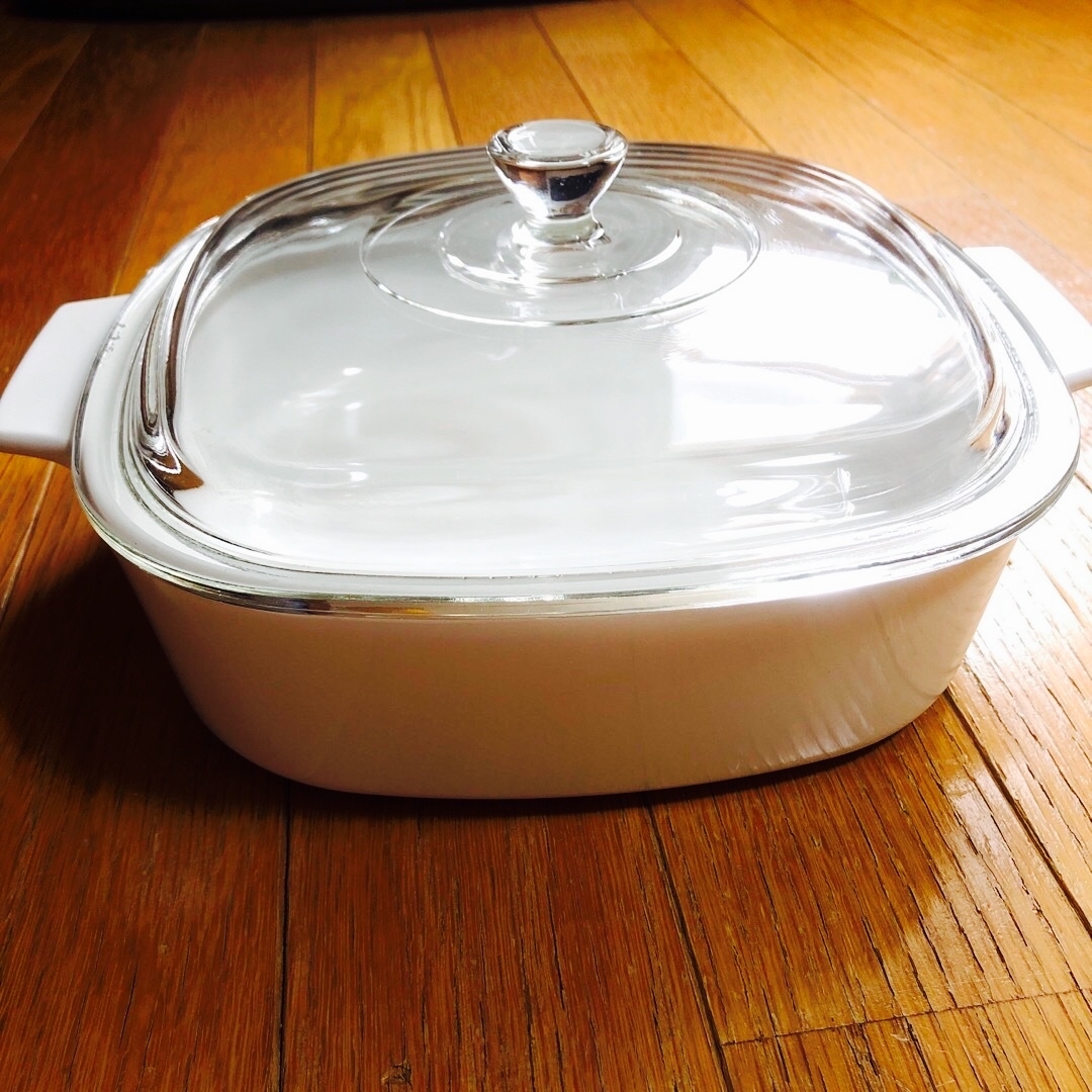 Pyrex(パイレックス)のレトロ　パイレックス　キャセロール インテリア/住まい/日用品のキッチン/食器(調理道具/製菓道具)の商品写真