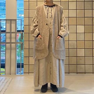 ネストローブ(nest Robe)のネストローブ ボアベスト(ベスト/ジレ)