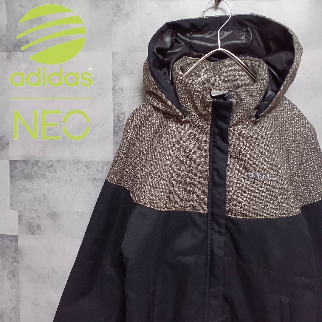 adidas(アディダス)のadidasNeo アディダスネオ レディース中綿ジャケット M ブラック レディースのジャケット/アウター(ダウンジャケット)の商品写真