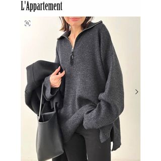 アパルトモンドゥーズィエムクラス(L'Appartement DEUXIEME CLASSE)のグッドグリーフ　Knit Zipped Pullover(ニット/セーター)