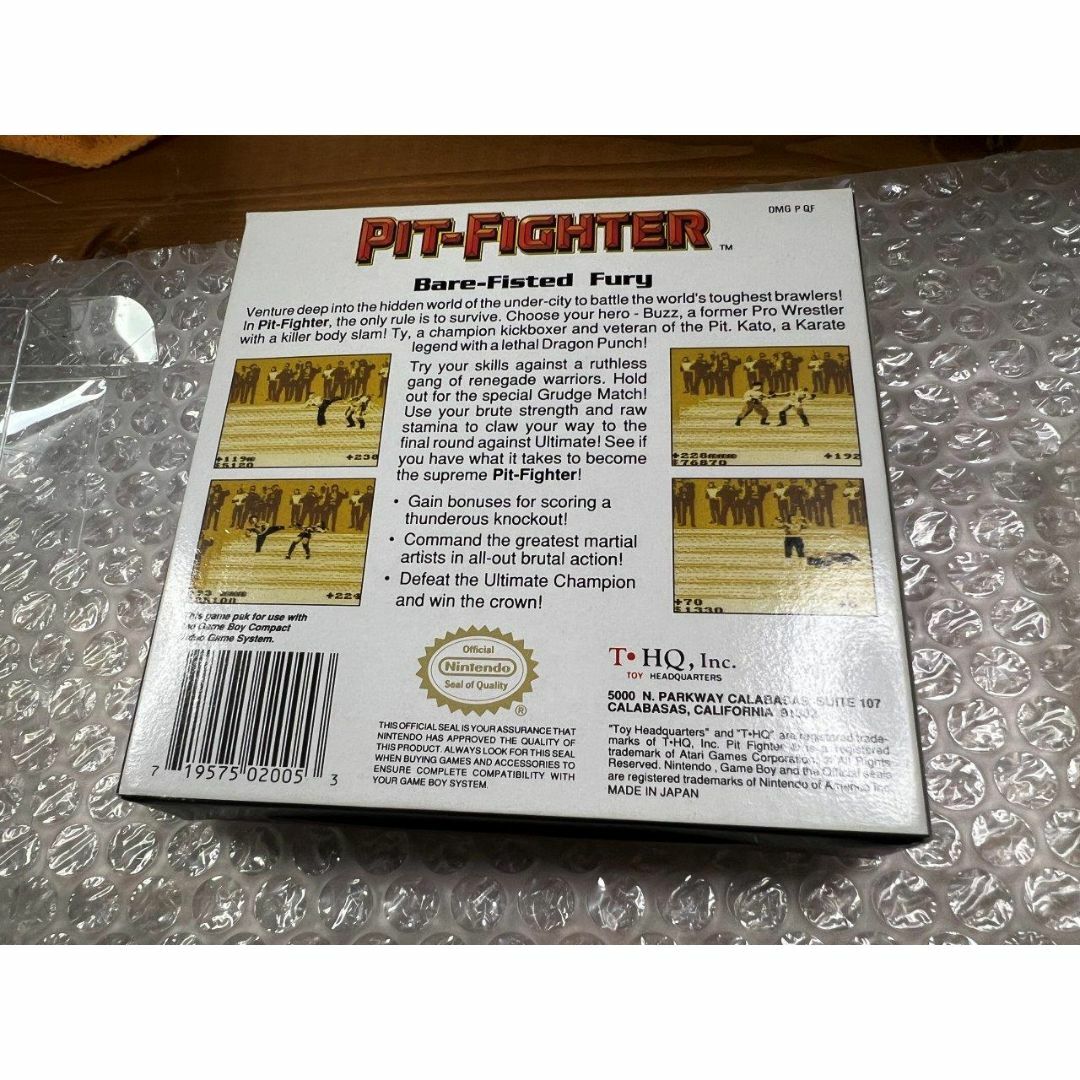 GB Pit Fighter / ピット・ファイター 欧州版 海外 輸入 状態画その他