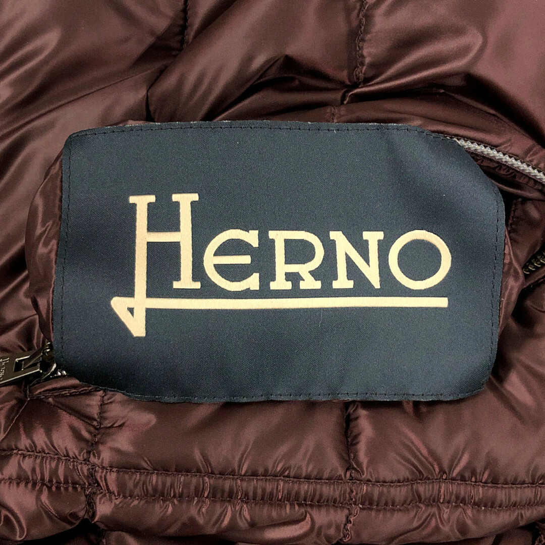 HERNO(ヘルノ)のHERNO ヘルノ 品番 P10200U リバーシブル ナイロン ダウンベスト バーガンディー系/ネイビー系 サイズ46 正規品 / 32792 メンズのジャケット/アウター(ダウンベスト)の商品写真