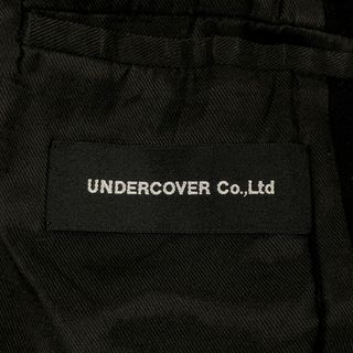 UNDERCOVER アンダーカバー 18AW 品番 UCV4308-3 ウール フラノ チェスターコート ブラック サイズ3 正規品 / 32835