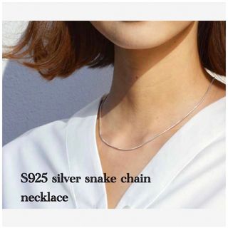 ザラ(ZARA)の【snake chains necklace】#973 S925(ネックレス)