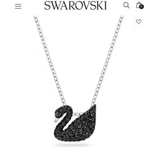 スワロフスキー(SWAROVSKI)の【新品未使用】スワロフスキー　スワンモチーフ　ネックレス(ネックレス)