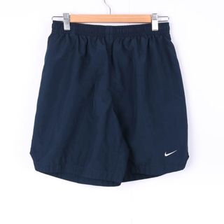 ナイキ(NIKE)のナイキ ハーフパンツ DRI-FIT ポリエステル 裏メッシュ スポーツウエア ボトムス メンズ Mサイズ ネイビー NIKE(その他)