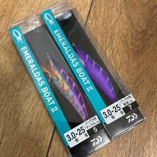 ダイワ(DAIWA)のダイワ　エメラルダスボートⅡ 3.0号　25g パープル系カラー　2個セット(ルアー用品)