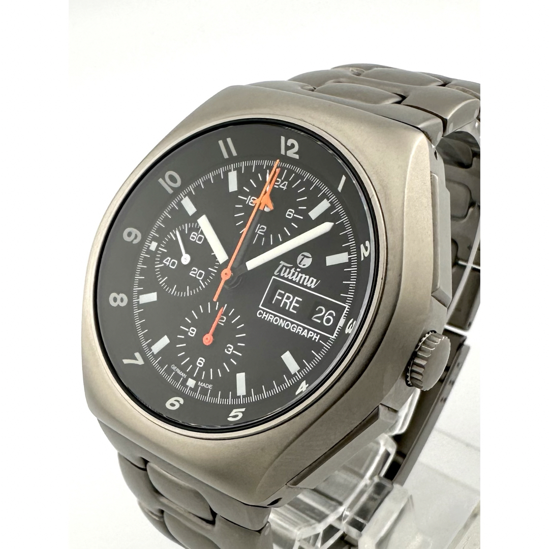 Tutima(チュティマ)のTUTIMA 760-02 ミリタリー クロノグラフ レマニア5100 自動巻き メンズの時計(腕時計(アナログ))の商品写真
