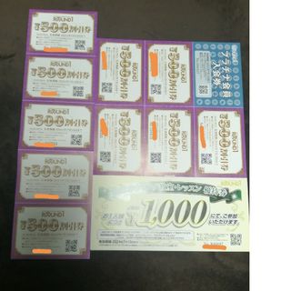 ラウンドワン株主優待券5000円分他(ボウリング場)