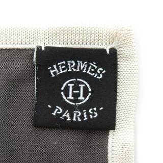 Hermes - エルメス HERMES スカーフ シルク パープル/ホワイト/グレー