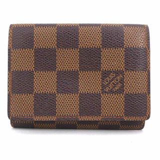 ルイヴィトン(LOUIS VUITTON)のルイ ヴィトン LOUIS VUITTON カードケース ダミエ アンヴェロップ カルト ドゥ ヴィジット ダミエキャンバス ブラウン ユニセックス N62920 送料無料【中古】 e57510f(パスケース/IDカードホルダー)