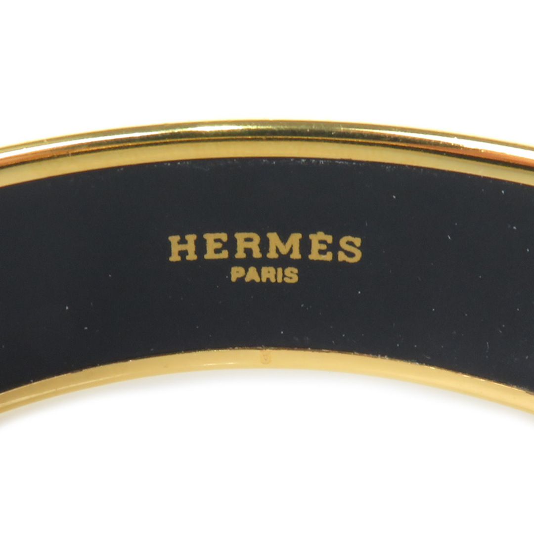 Hermes(エルメス)のエルメス HERMES バングル ブレスレット エマイユ メタル/エナメル ゴールド/イエロー/マルチカラー レディース 送料無料【中古】 e57516a レディースのアクセサリー(ブレスレット/バングル)の商品写真