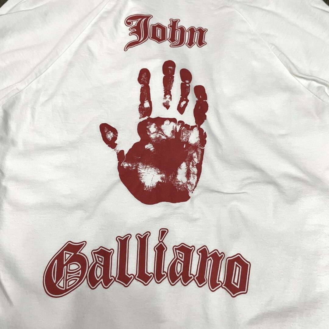 John Galliano(ジョンガリアーノ)のJohn Galliano 05SS バックプリントビッグフードライダースパーカー フーディ Archive ロゴ ジョンガリアーノ メンズ メンズのトップス(パーカー)の商品写真