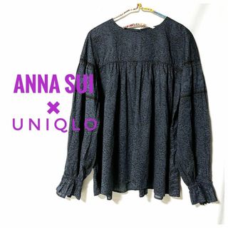 ユニクロ(UNIQLO)のおとめ様　ANNA SUI×UNIQLOボタニカル キャンディスリーブ(シャツ/ブラウス(長袖/七分))