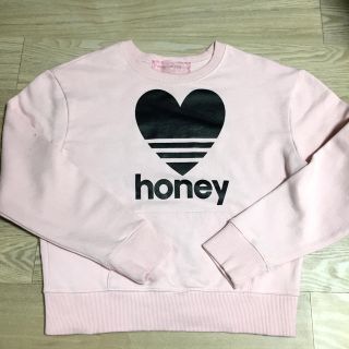 ハニーミーハニー(Honey mi Honey)の   【難あり】ハニーミーハニー♡ハートスウェット(トレーナー/スウェット)