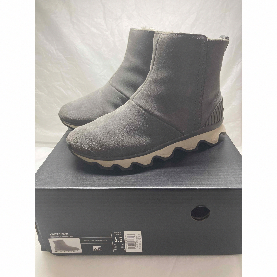 SOREL(ソレル)のSOREL ソレル ブーツ　キネティックショート　防水スエード　サイドジップ レディースの靴/シューズ(ブーツ)の商品写真