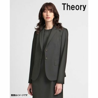 セオリー(theory)の【Mサイズ】theory セオリーの黒ジャケット【美品】(テーラードジャケット)