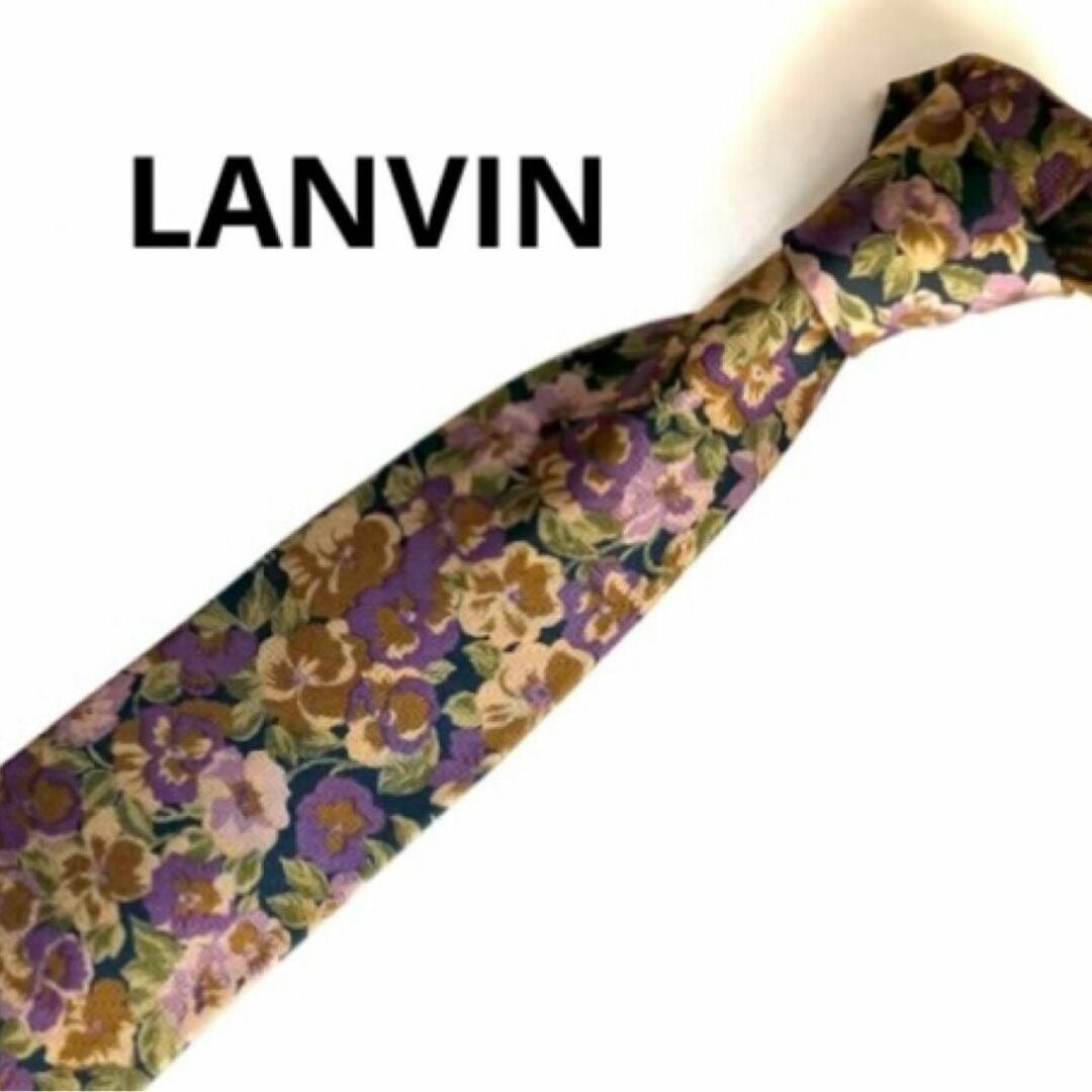 LANVIN(ランバン)の【特別価格】美品❤︎LANVINランバン 総花柄ネクタイ メンズのファッション小物(ネクタイ)の商品写真