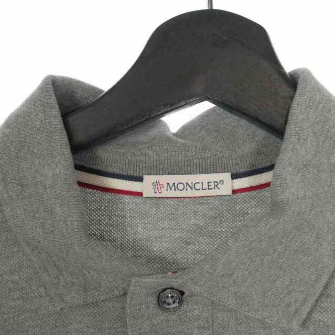 MONCLER(モンクレール)のモンクレール MONCLER ワッペン付き ポロシャツ カットソー 半袖 S メンズのトップス(ポロシャツ)の商品写真