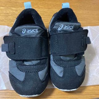 アシックス(asics)のアシックス　asics キッズ　シューズ　靴　14.5cm 正規品　ブラック(スニーカー)